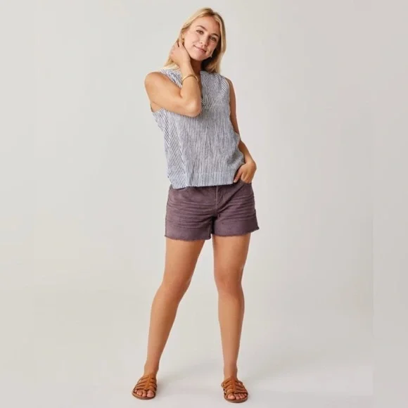 NWOT Carve Designs Oahu Corduroy Shorts Raisin Size 10 - Picture 8 of 8